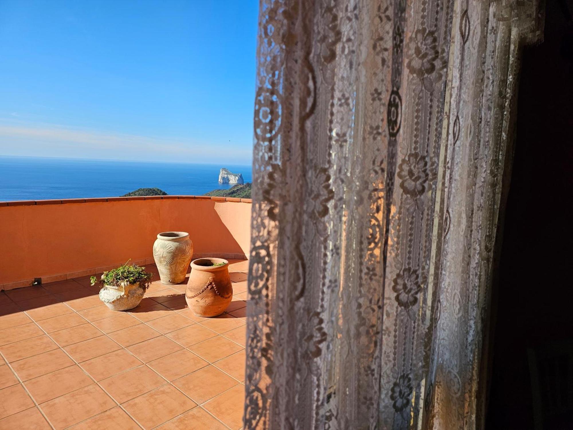 Vila Casa Con Magnifica Vista Mare Nebida Exteriér fotografie