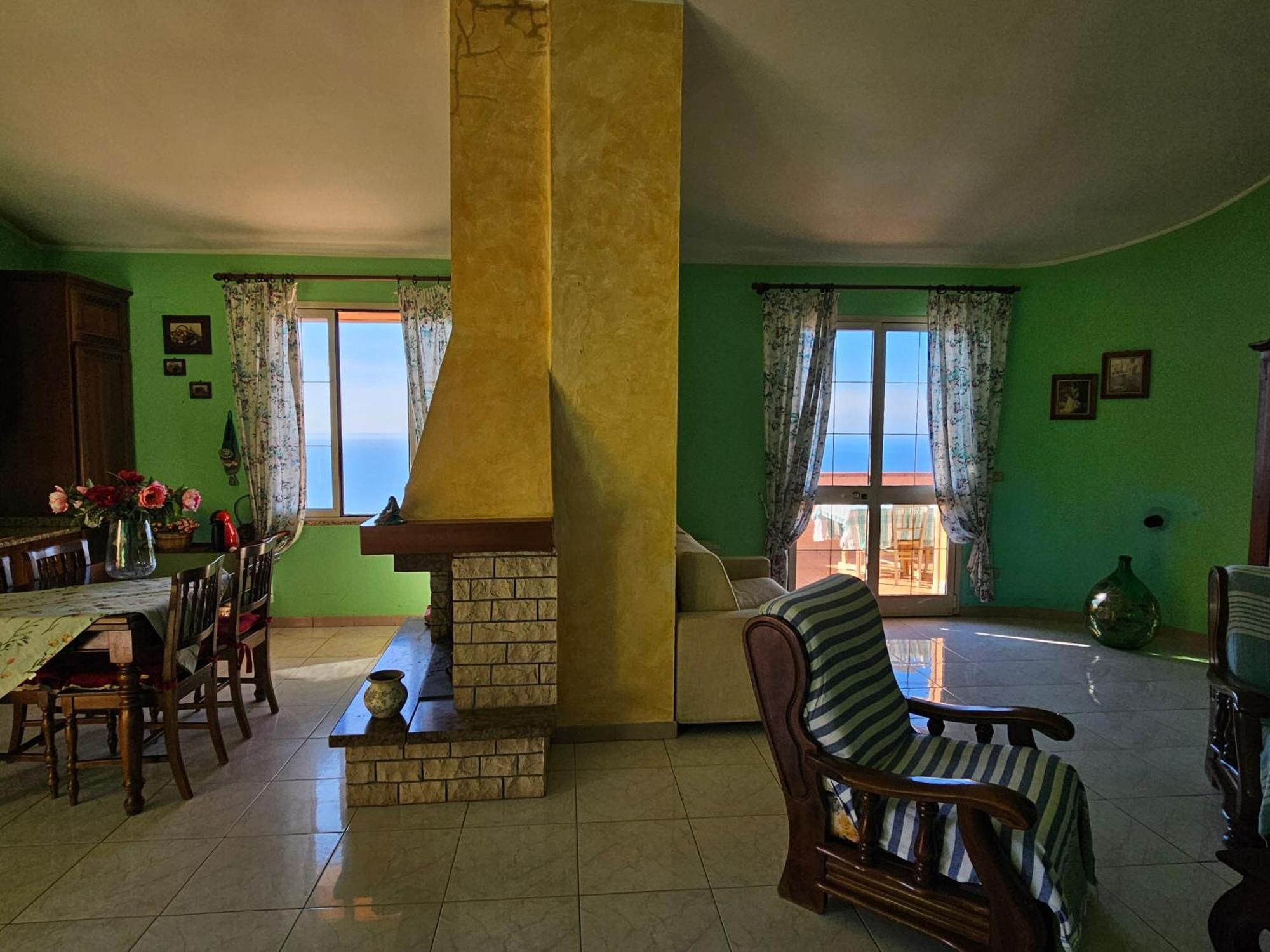 Vila Casa Con Magnifica Vista Mare Nebida Exteriér fotografie